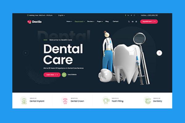 Dental Care Creative Web Template