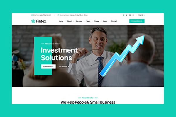Fintex Business Corporate Website Template