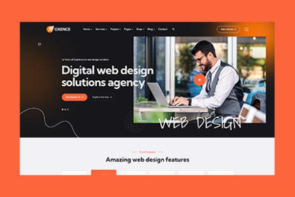 Oxence Website development Services Template